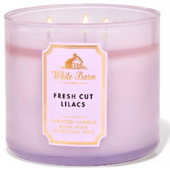 Bath & Body Works Fresh Cut Lilacs 3 Wick Candle - Picture 1 of 14